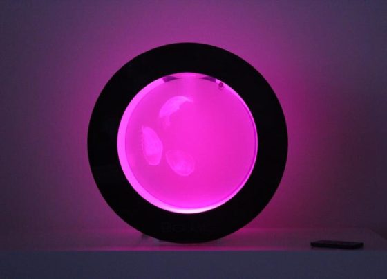 Cubic Orbit 20 with Pink Lights and Moon Jellyfish